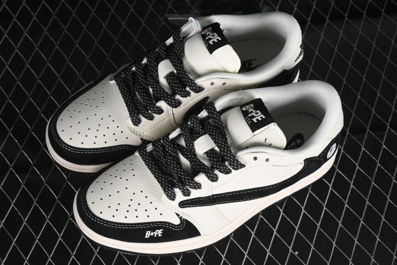Nike Travis Scott x Fragment Design x Air Jordan 1 Low OG SP Sneakers - XY2688-106