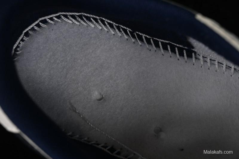 Nike Travis Scott x Fragment Design x Air Jordan 1 Low OG SP AJ1 Supreme Collaboration - White Navy Blue Low Top Casual Sneakers - XZ116