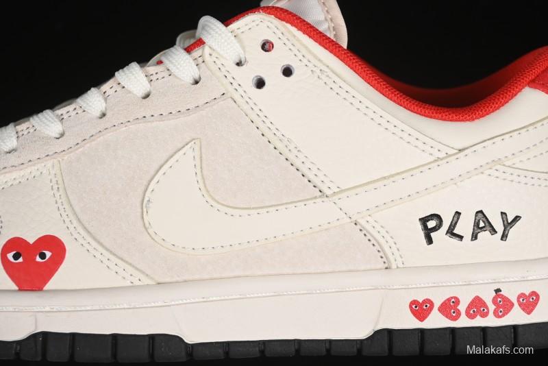 Nike SB Dunk Low Comme des Garcons Anniversary Custom Low-Top Casual Skate Shoes - KK1688-081