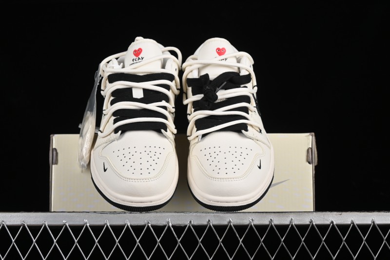 Nike Air Jordan 1 Low AJ1 Retro Basketball Shoes Comme des Garcons Collaboration - SJ9950-014