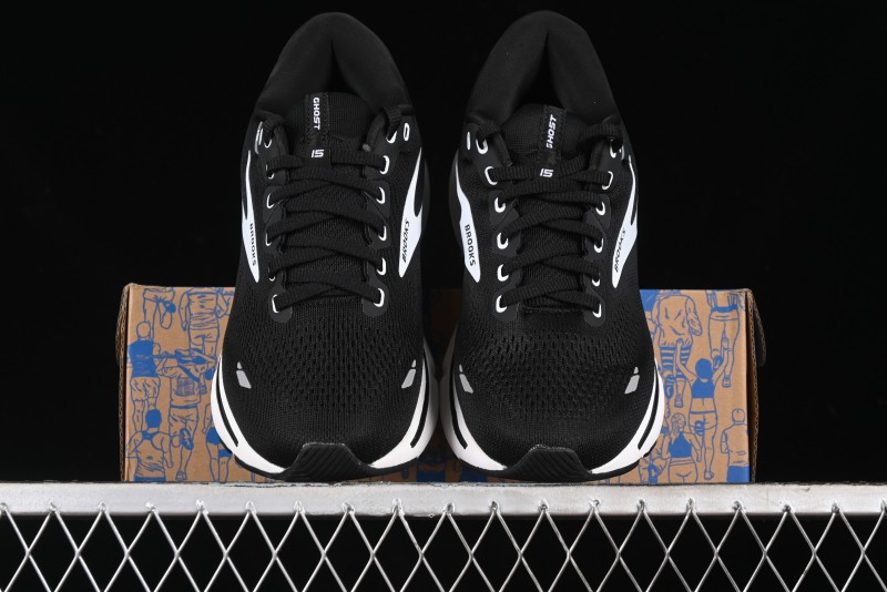 Brooks Ghost 15 Running Shoes with DNA LOFT V2 Cushioning and Breathable Air Mesh - 1103931D012