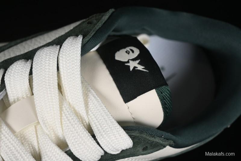 Nike Travis Scott x Fragment Design x Air Jordan 1 Low OG SP AJ1 Bape Collaboration - Camo Green Low Top Casual Sneakers - JH6088-614