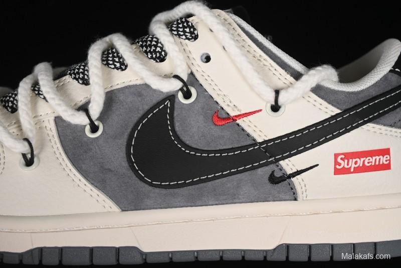 Nike SB Dunk Low Stussy Anniversary Edition Customized Low-Top Casual Sneakers - SJ2068-287