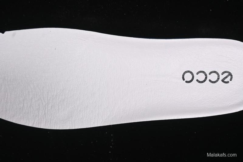 ECCO Street Light Series Autumn Platform Round Toe Versatile Casual White Sneakers 63311901002