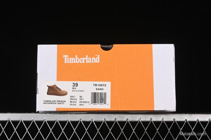 Timberland Outdoor Mid-Top Casual Martin Boots with Premium Suede Leather - TB10072SAND