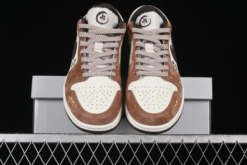 Nike Air Jordan 1 Low Retro Basketball Shoes Mythical Wukong Custom Design - DC2024-034