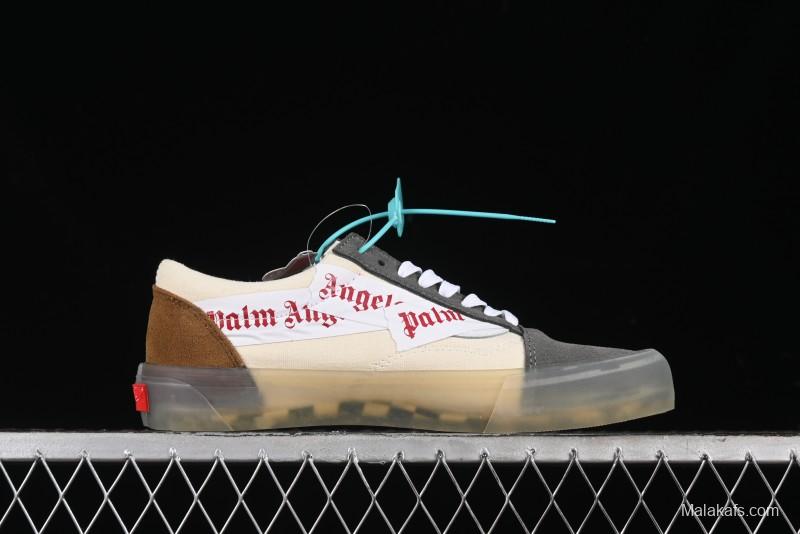 Vans Classics Knu Skool Low-Top Casual Sneakers with White Suede and Gum Sole - VN000CRPGRN