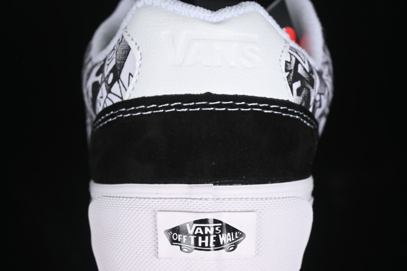 Vans Classics Knu Skool Retro Skate Shoes with Enlarged Toe and Thickened Tongue - VN000CZWBHJ