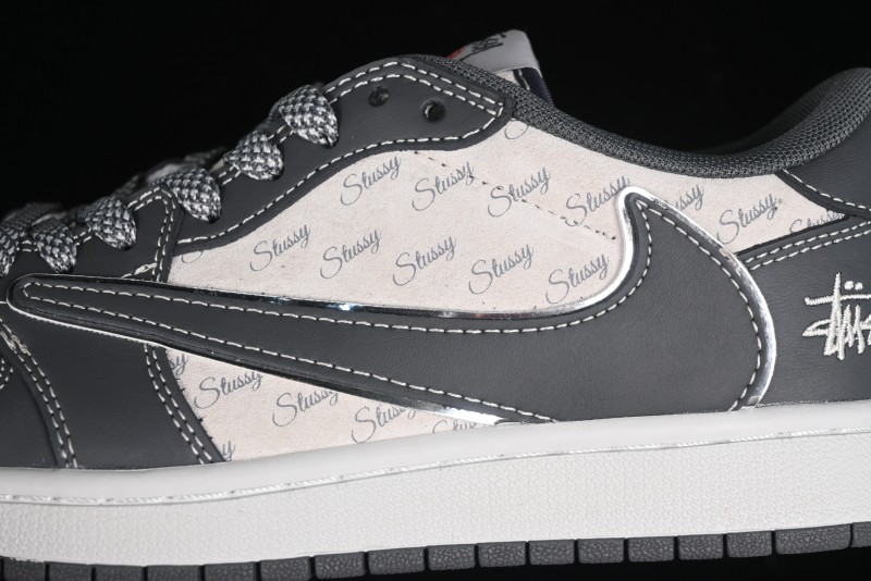 Nike Travis Scott x Fragment Design x Air Jordan 1 Low OG SP AJ1 Retro Sneakers - XZ3398-003