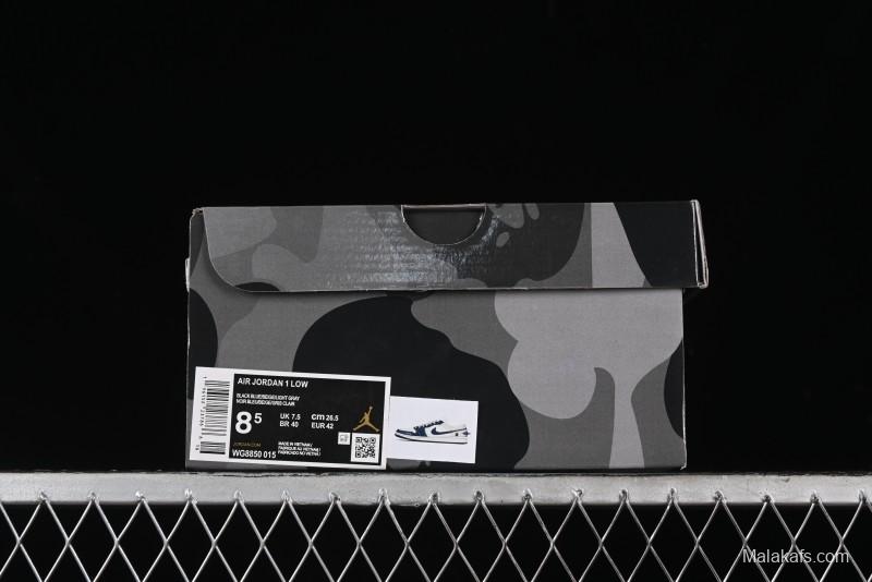 Nike Air Jordan 1 Low BAPE Collaboration Retro Basketball Shoes - WG8850-015