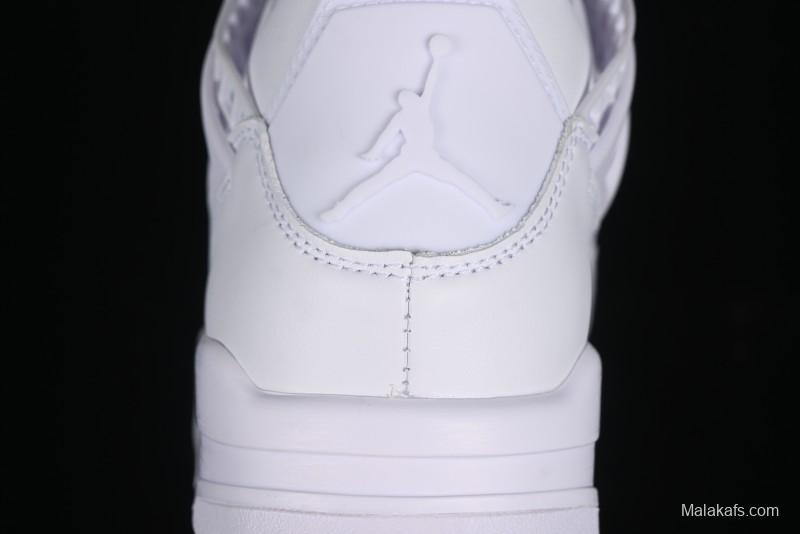 Nike Air Jordan 4 Retro Basketball Shoes with Net Design - FV7251-107