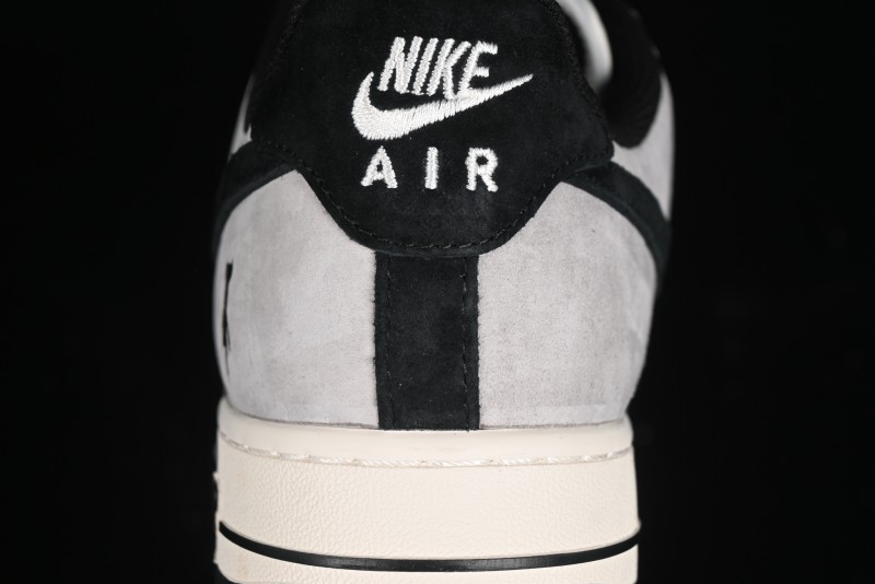 Nike Air Force 1 '07 Low Violent Bear Collaboration - Grey Black Print Low-Top Casual Sneakers - SJ9188-002