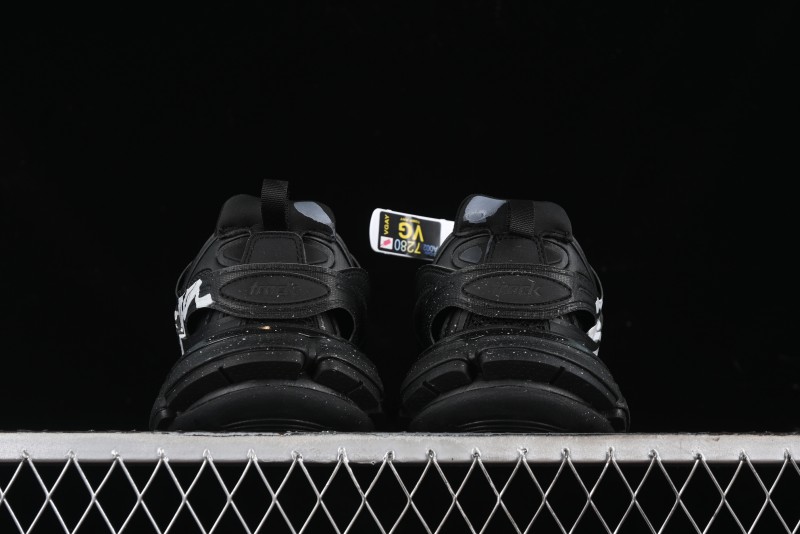 Balenciaga Track Sneaker with Transparent Heel Strap - WTRHW1090