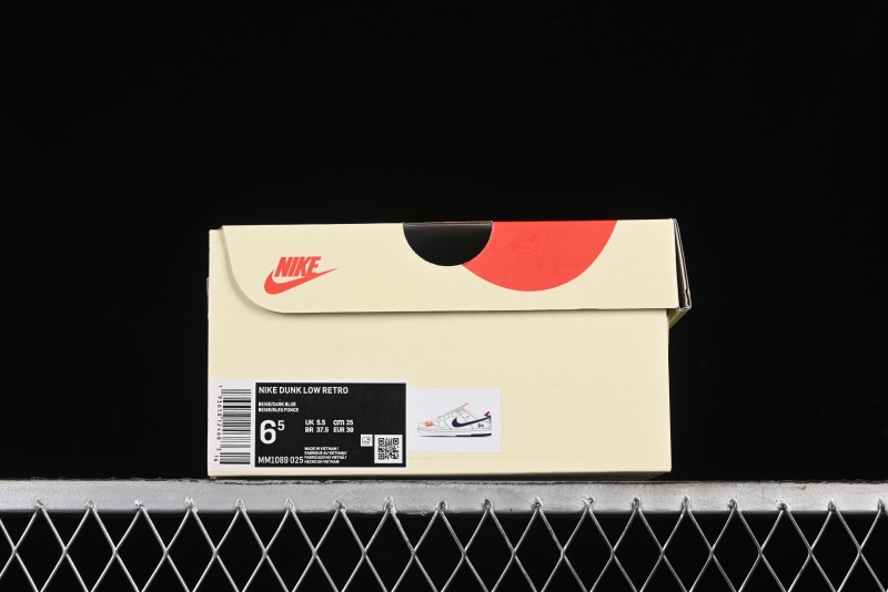 Nike SB Dunk Low Stussy Collaboration - Patchwork Grey White Dark Blue Swoosh Anniversary Custom Low-Top Casual Skate Shoes - MM1089-025