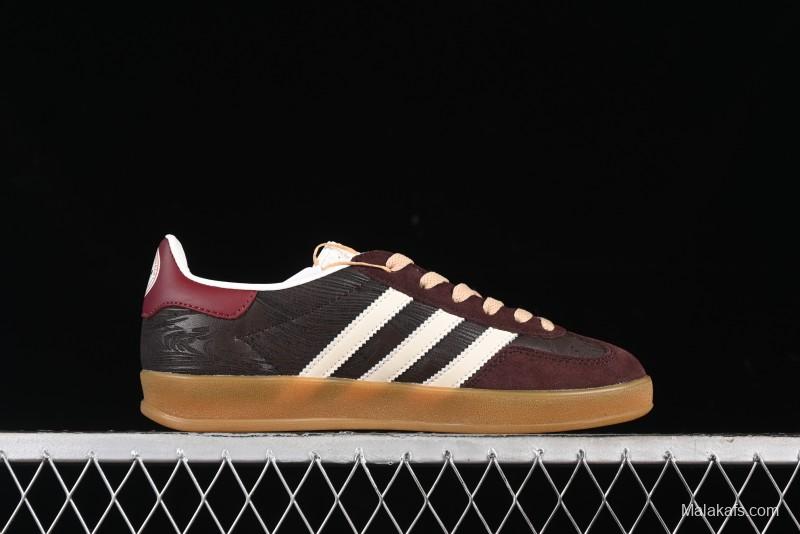 Adidas Originals Gazelle Indoor Retro Casual Slip-Resistant Wear-Resistant Low-Top Sneakers - JP5671