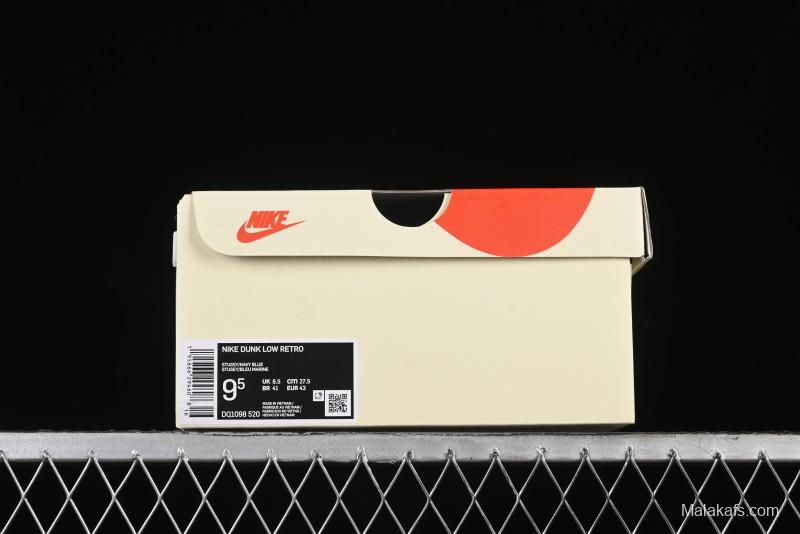 Nike SB Dunk Low Stussy Collaboration - Anniversary High-End Custom Low-Top Casual Skate Shoes - DQ1098-520