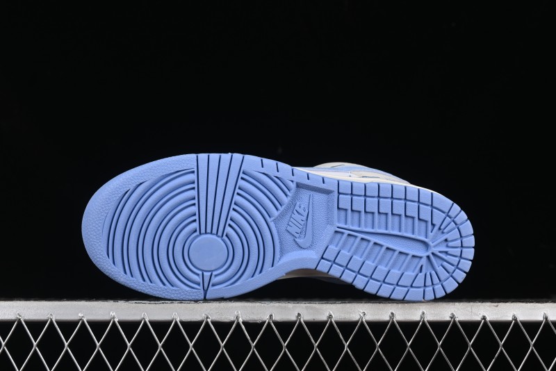 Nike SB Dunk Low Saint Laurent Series - White Grey Blue Swoosh Anniversary High-End Custom Low-Top Casual Sneakers - GF2409-168