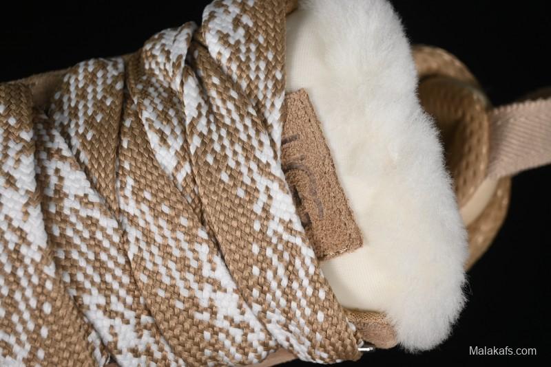 UGG Classic Ultra Mini Melange Low-Top Casual Shoes with Dual-Color Flat Laces - 1144032