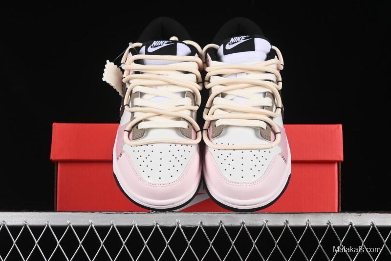 Nike Dunk Low Panda Prank Special Edition Heartbeat Mail Casual Sneakers - CW1590-100