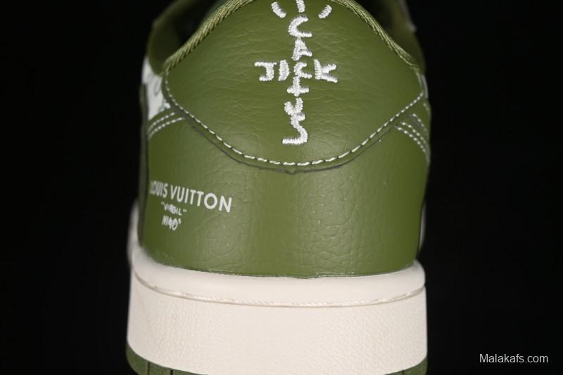 Nike Travis Scott x Fragment Design x Air Jordan 1 Low OG SP AJ1 LV Collaboration - LX1988-105