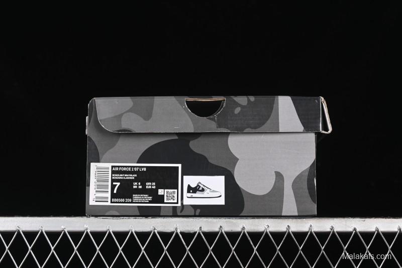 Nike Air Force 1 '07 Low Bape Collaboration - Beige Grey Black Low-Top Casual Sneakers BB6566-209