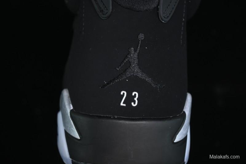 Nike Air Jordan 6 Retro Metallic Silver Basketball Shoes - DX2836-001