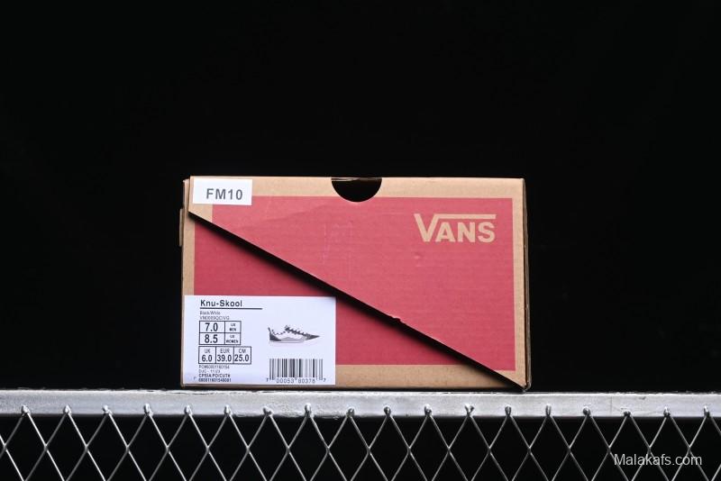 Vans Knu Skool Checkerboard Low Top Retro Casual Vulcanized Sneakers - VN0009QCIVG