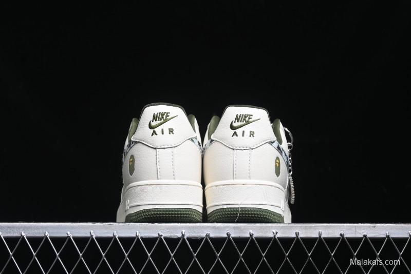 Nike Air Force 1 '07 Low BAPE Collaboration - Camo Swoosh Low-Top Casual Sneakers DF0188-012