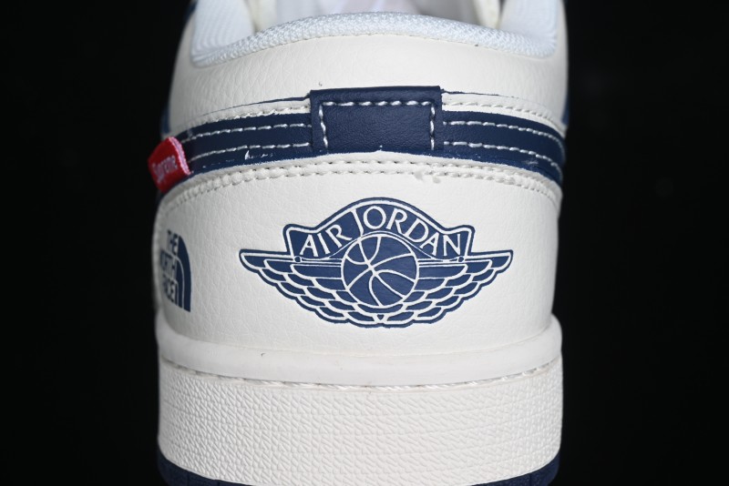 Nike Air Jordan 1 Low Supreme x The North Face Retro Basketball Shoes - XX3318-188