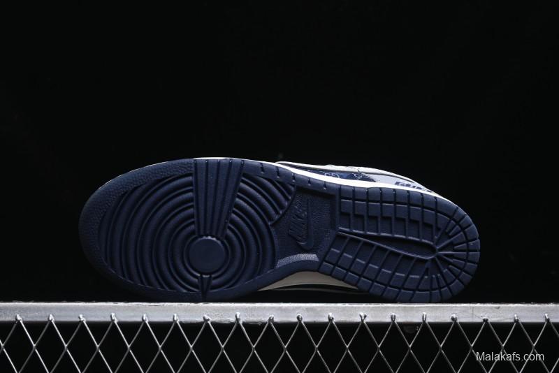 Nike SB Dunk Low Gucci Collaboration - Small Bee Pattern White Swoosh Anniversary High-End Custom Low-Top Casual Sneakers - FC1688-195