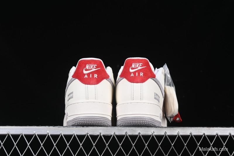 Nike Air Force 1 '07 Low Supreme Casual Sneakers with Full-Length Air Cushion - BB7518-020