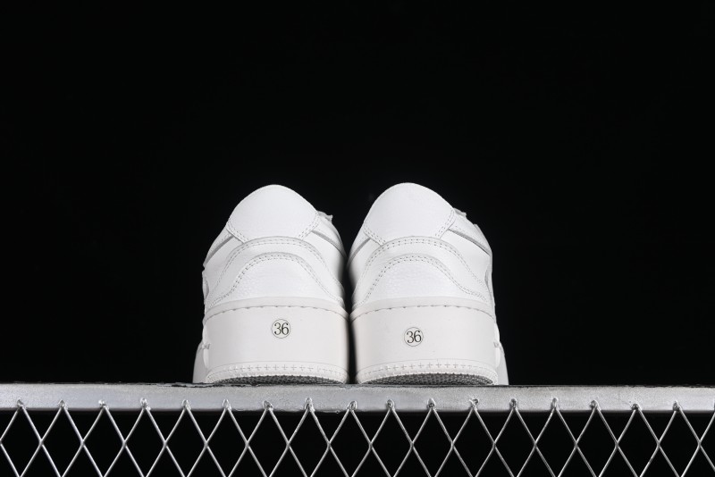 SMFK Comfortable Chunky Sole White Sneakers - T.D4