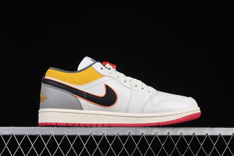 Nike Air Jordan 1 Low AJ1 Mismatch Colorway Low-Top Casual Sneakers - HV4511-133
