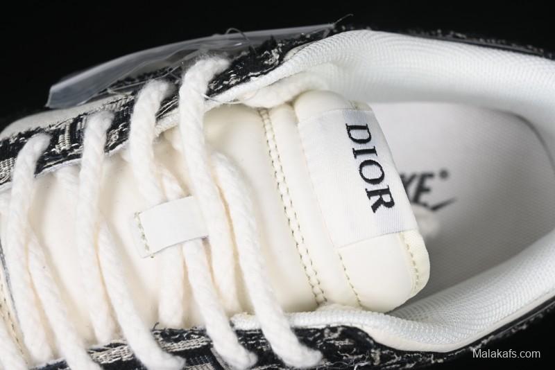Nike SB Dunk Low Dior Collaboration Anniversary Customized Low-Top Casual Skate Shoes - YX5066-248