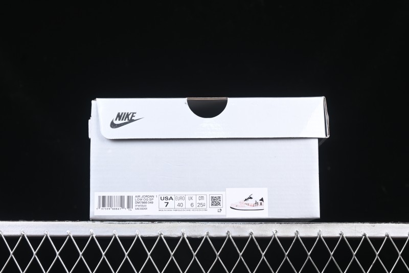 Nike Travis Scott x Fragment Design x Air Jordan 1 Low OG SP AJ1 Low Top Casual Sneakers - DM7866-049
