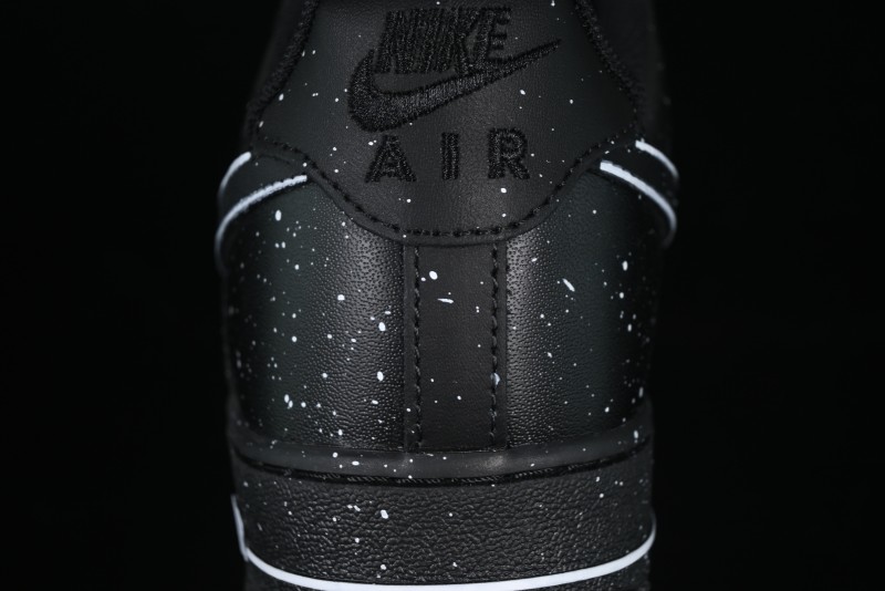 Nike Air Force 1 '07 Low 2D Anime Theme Black White Splatter Casual Sneakers - CK0316-059