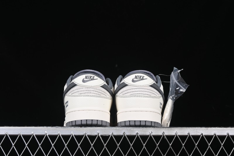 Nike SB Dunk Low Supreme Anniversary Customized Casual Skate Shoes with Double Mini Swoosh - XX3168-303