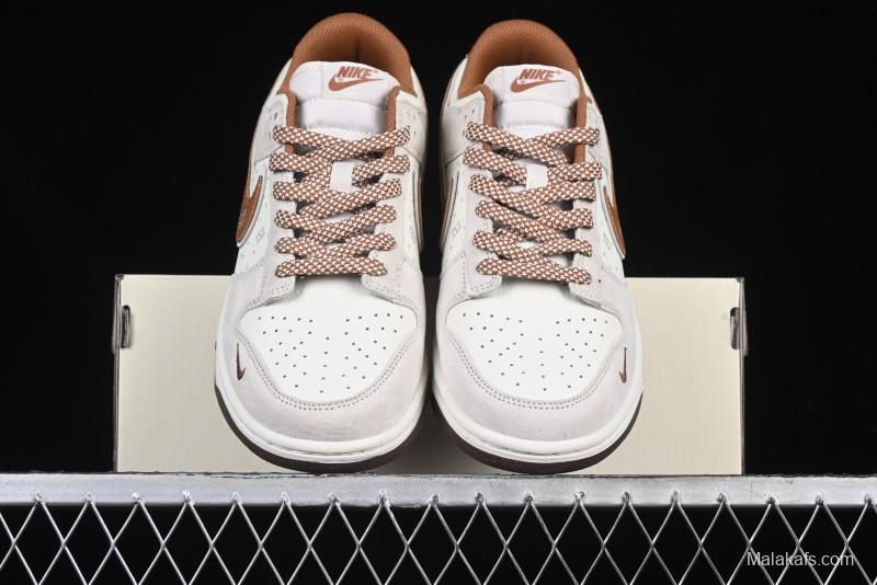 Nike SB Dunk Low Fendi Collaboration Anniversary High-End Custom Low-Top Casual Skate Shoes - DJ2024-057