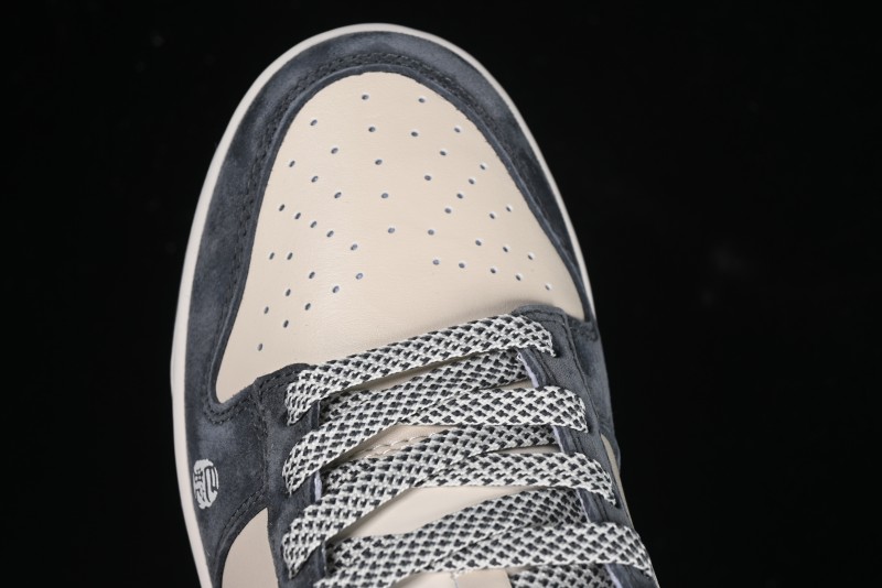 Nike SB Dunk Low Supreme Snake Year Collaboration White Hook Anniversary High-End Custom Low-Top Casual Skate Shoes - DM6868-016