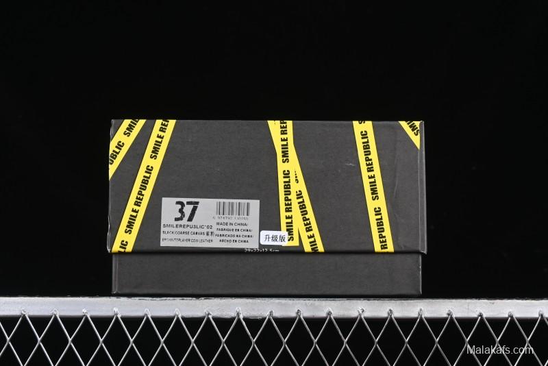 SMILEREPUBLIC SMILE Canvas Sneakers with Cut Wool Fringe and Unique Weaving - G.D4