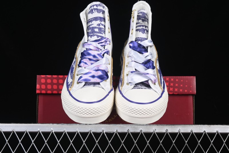 Converse 1970s CNY Year of the Snake Limited Edition High-Top Canvas Sneakers with Thick Sole - A13353C