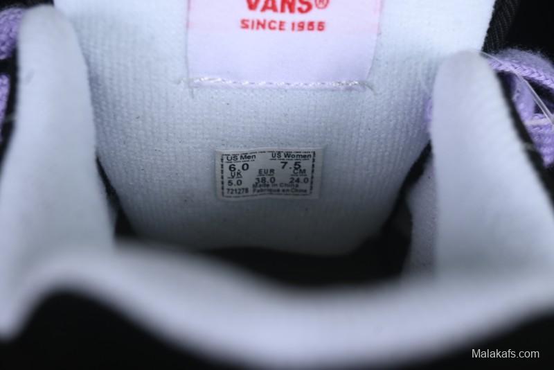 Vans Knu Skool Purple Grape Love Comfortable Fashion Slip-Resistant Wear-Resistant Low-Top Casual Skate Shoes - VN0009QC6BT1