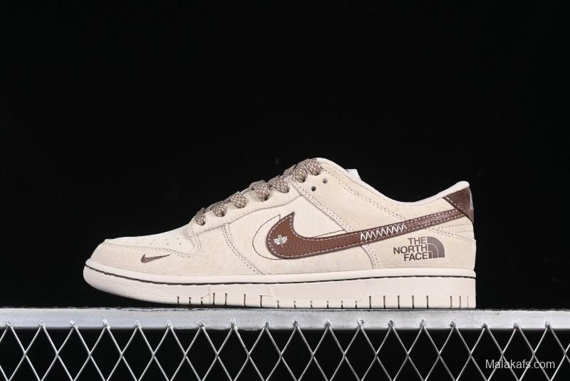 Nike SB Dunk Low The North Face Year of the Snake Collaboration Anniversary Edition Custom Low-Top Casual Skate Shoes - DJ2024-086