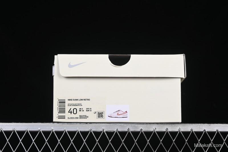 Nike SB Dunk Low Gucci Collaboration Monogram Beige Brown Swoosh Anniversary Custom Low-Top Casual Skate Shoes - DJ2024-059