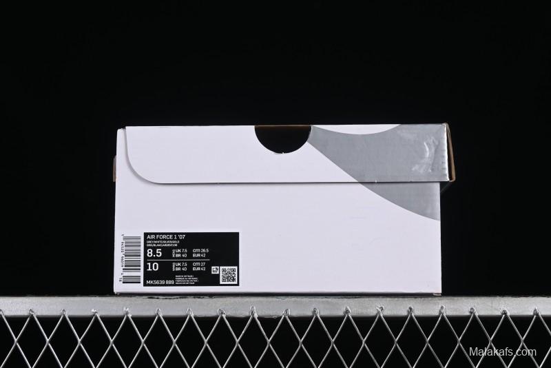 Nike Air Force 1'07 Low Grey Silver Splatter Casual Sneakers - MK5639-889