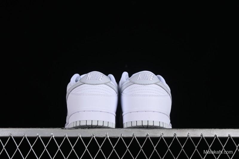 Nike SB Dunk Low All-White Low-Top Casual Skate Shoes - DV0831-101