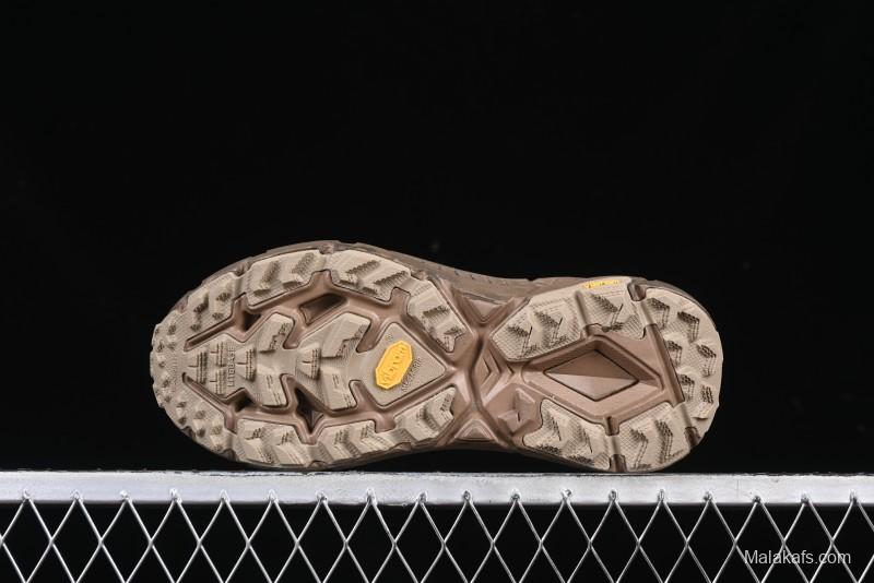 HOKA ONE ONE Satisfy Running Mafate Trail Low-Cut Cushioned Outdoor Hiking Shoes - 1157050 RBBR