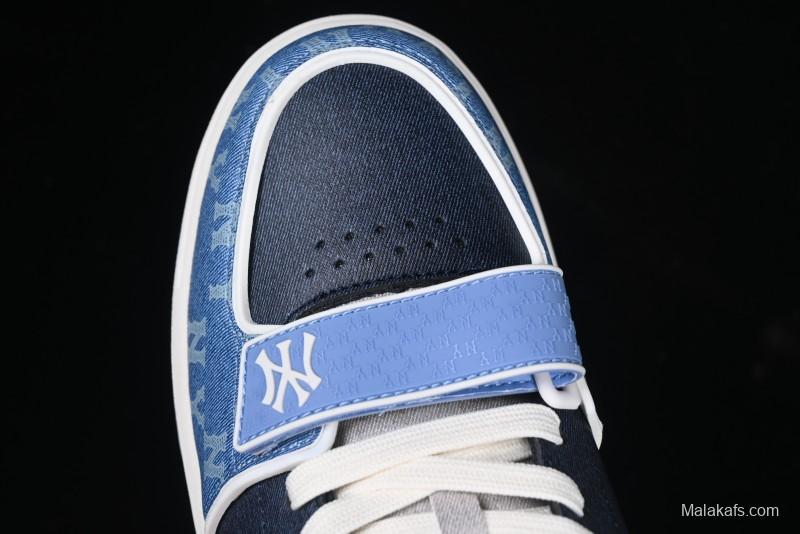 New York Yankees MLB Chunky Liner Lightweight Platform Sneakers with 6cm Height Increase - 3ASXCHL4N50BLS