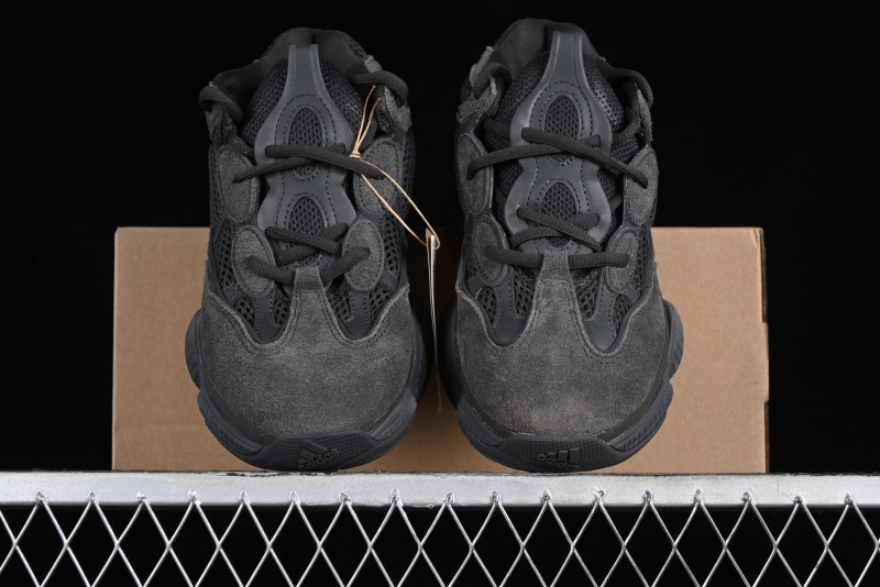 Adidas Yeezy 500 Black Casual Running Shoes - F36640