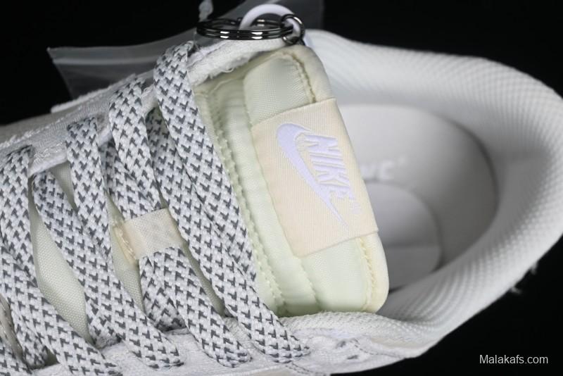 Nike SB Dunk Low Gucci Collaboration - Silver White Pattern Anniversary High-End Custom Low-Top Casual Sneakers BB9676-312